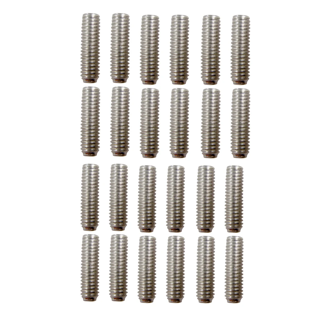Perfeclan 24 Pieces Guitar Saddle Bridge Hexagon Screws for Fender Strat Tele Guitar Parts Guitar Parts & Accessories