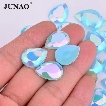 JUNAO 10*14mm 13*18mm Drop Shape Aquamarine AB Crystal Rhinestones Flatback Acrylic Crystals Stones Non Sewing Strass Beads
JUNAO 10*14mm 13*18mm Drop Shape Aquamarine AB Crystal Rhinestones Flatback Acrylic Crystals Stones Non Sewing Strass Beads