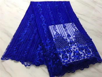 blue African Lace Fabric 2018 Embroidered Nigerian Laces Fabric High Quality French Tulle Lace Fabric with bead For Women Dress
blue African Lace Fabric 2018 Embroidered Nigerian Laces Fabric High Quality French Tulle Lace Fabric with bead For Women Dress