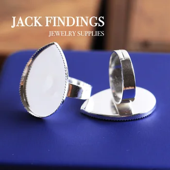 18*25mm 10pcs High Quality Silver Plated Copper Drop Ring Setting Base Cabochon Cameo Settings New Fashion 2015
18*25mm 10pcs High Quality Silver Plated Copper Drop Ring Setting Base Cabochon Cameo Settings New Fashion 2015