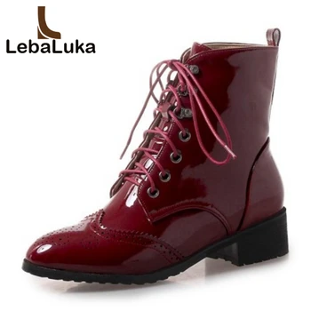Tuyoki Women Ankle Boots Winter Warm Fur Shoes Woman Lace Up Square Heels Boots Fashion Round Toe Daily Footwear Size 33-43
Tuyoki Women Ankle Boots Winter Warm Fur Shoes Woman Lace Up Square Heels Boots Fashion Round Toe Daily Footwear Size 33-43