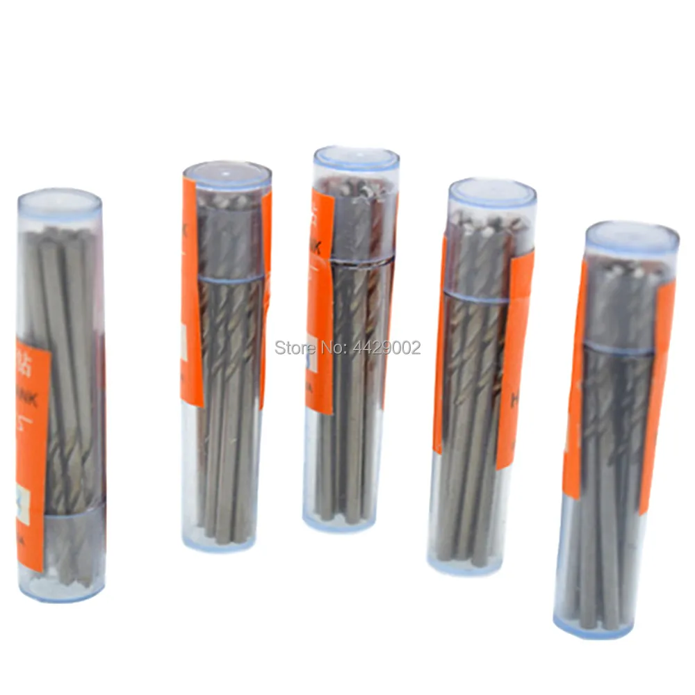 Durable 0.5-3.5mm High Speed Steel Twist Drills Straight For PCB Plastic Metal