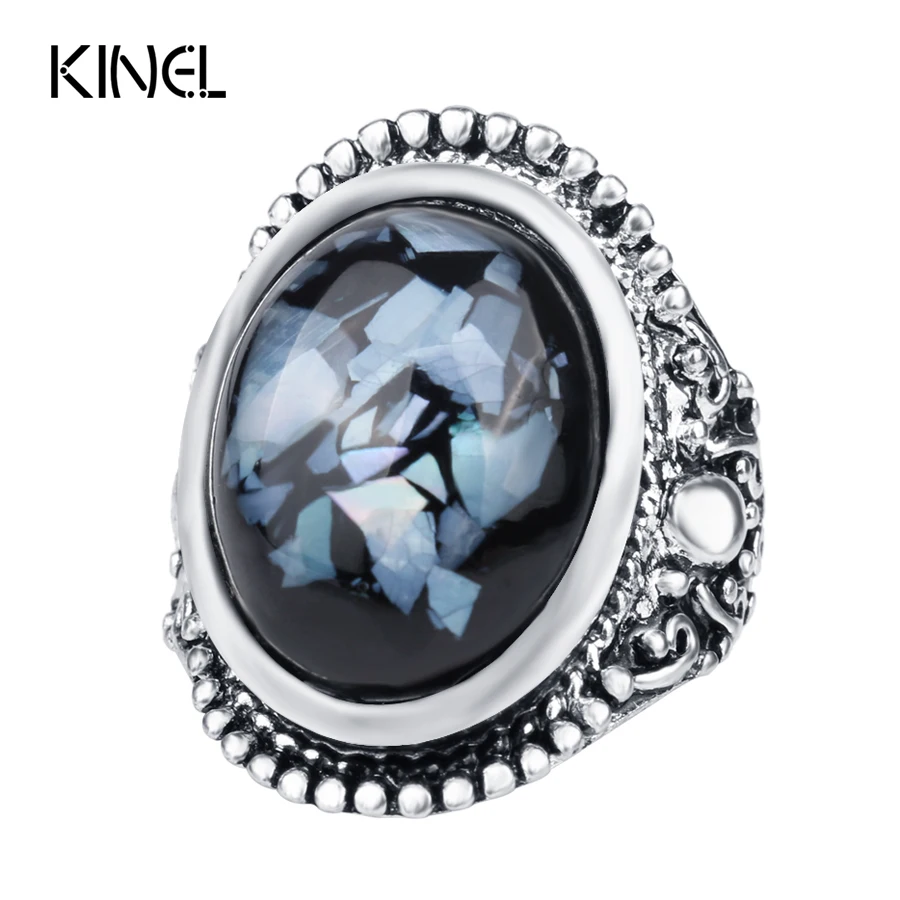 Luxury Shells Resin Ring For Women Dazzle Artificial Coral Accessories Silver Plated Vintage Oval Big Rings Size 7-10
Luxury Shells Resin Ring For Women Dazzle Artificial Coral Accessories Silver Plated Vintage Oval Big Rings Size 7-10