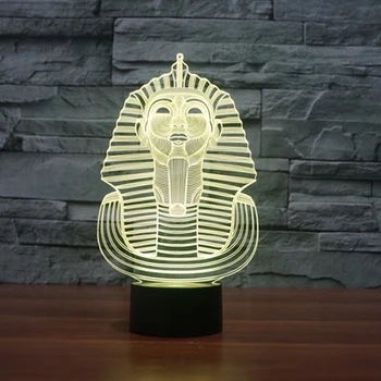 3D USB LED Egyptian Sphinx Pharaoh Night Light 7 Color Changing Mood Table Lamp Visual Sleeping Light Kids Toys Christmas Gifts
3D USB LED Egyptian Sphinx Pharaoh Night Light 7 Color Changing Mood Table Lamp Visual Sleeping Light Kids Toys Christmas Gifts