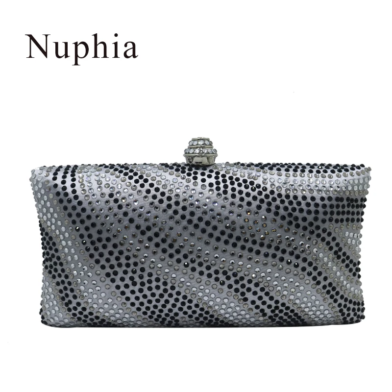 Nuphia Women Party Metal Crystal Clutches Evening Bags Wedding Bag Bridal Shoulder Handbag Wristlets Clutch Purse Silver
Nuphia Women Party Metal Crystal Clutches Evening Bags Wedding Bag Bridal Shoulder Handbag Wristlets Clutch Purse Silver