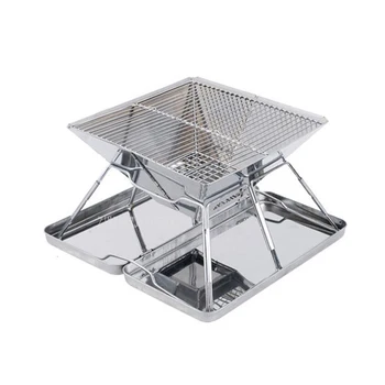 Stainless Steel Folding Charcoal BBQ Grills 31X31X21cm Picnic Barbecue BBQ Roast Stove Rack For Outdoor Home Garden Roasting
Stainless Steel Folding Charcoal BBQ Grills 31X31X21cm Picnic Barbecue BBQ Roast Stove Rack For Outdoor Home Garden Roasting