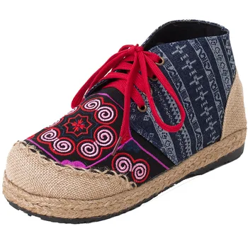 SONDR embroidery shoes woman 2019 spring and autumn flats mocasines de mujer retro round toe lace-up sapatos mulher totem shoe
SONDR embroidery shoes woman 2019 spring and autumn flats mocasines de mujer retro round toe lace-up sapatos mulher totem shoe
