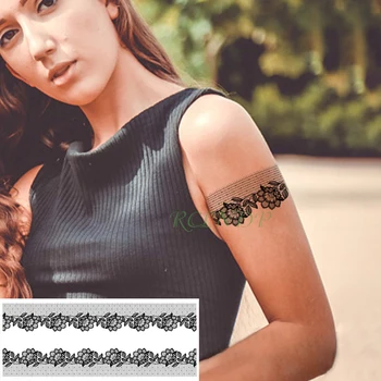 Waterproof Temporary Tattoo Sticker lace flower vine leaf black Fake Tatto Flash Tatoo Waist Arm Foot Tattoos for Girl Women Men
Waterproof Temporary Tattoo Sticker lace flower vine leaf black Fake Tatto Flash Tatoo Waist Arm Foot Tattoos for Girl Women Men