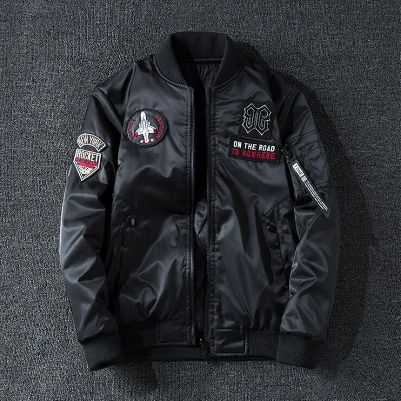 New Army Air Force Fly Jacket Double-sided Baseball Coat Airborne Flight Tactical Bomber Jacket Military Motorcycle Jacket
New Army Air Force Fly Jacket Double-sided Baseball Coat Airborne Flight Tactical Bomber Jacket Military Motorcycle Jacket