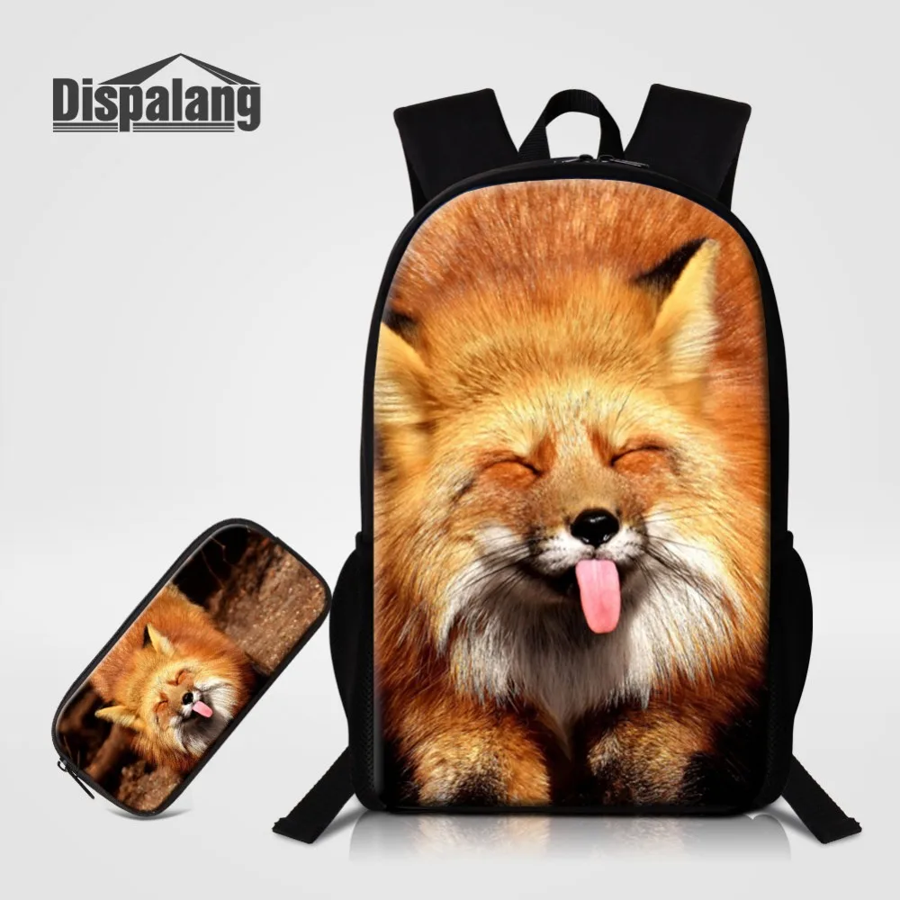 Dispalang 2 PCS/Set Backpack Multifunction Pencil Case For Boys Girls Funny Fox Print School Bag for Elementary Students Mochila
Dispalang 2 PCS/Set Backpack Multifunction Pencil Case For Boys Girls Funny Fox Print School Bag for Elementary Students Mochila