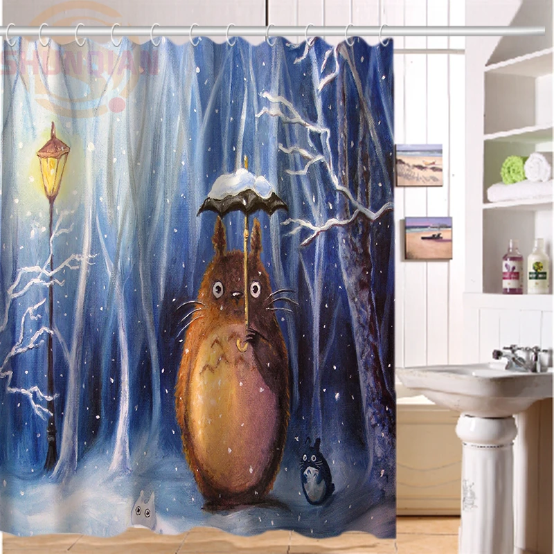 New All Studio Ghibli Character Totoro custom Shower Curtain Bathroom decor Free Shipping 36x72" 48x72" 60x72" 66x72"
New All Studio Ghibli Character Totoro custom Shower Curtain Bathroom decor Free Shipping 36x72" 48x72" 60x72" 66x72"
