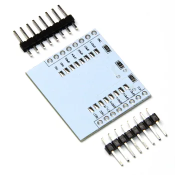 100pcs/lot ESP8266 serial WIFI module adapter plate Applies to ESP-07, ESP-08, ESP-12
100pcs/lot ESP8266 serial WIFI module adapter plate Applies to ESP-07, ESP-08, ESP-12