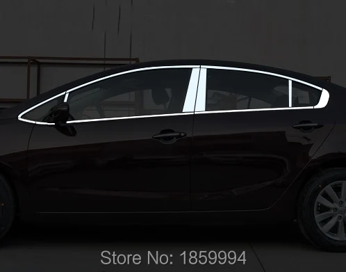Для 2012-2018 kia k3 полная оконная отделка Стайлинг украшение наклейка крышка |