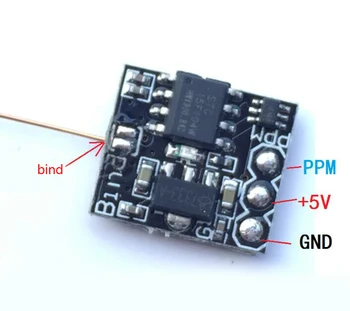 2.4GHz 8 channels Mini receiver with FLYSKY protocol PPM signal output for RC Aircraft kvadrokopter
2.4GHz 8 channels Mini receiver with FLYSKY protocol PPM signal output for RC Aircraft kvadrokopter