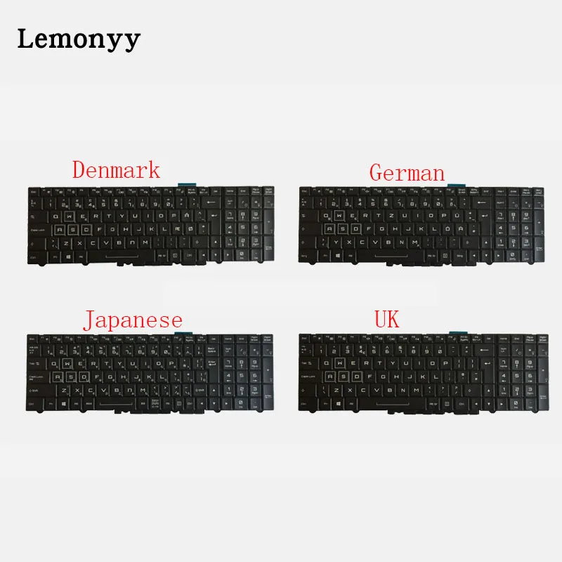 NEW laptop keyboard for Clevo P750ZM P750ZM-G P751ZM P750DM P750DM-G P770DM P770DM-G Danish/German/Japan/Spanish/UK with backlit
NEW laptop keyboard for Clevo P750ZM P750ZM-G P751ZM P750DM P750DM-G P770DM P770DM-G Danish/German/Japan/Spanish/UK with backlit