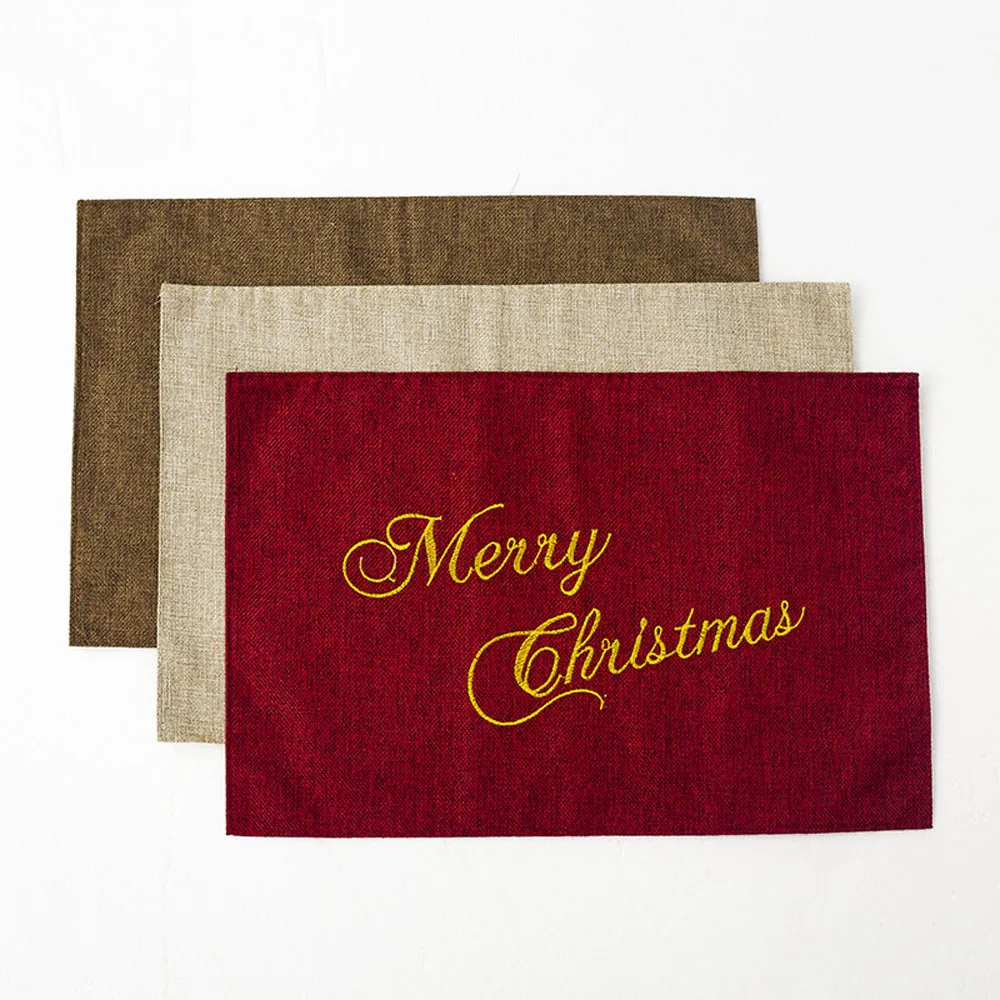 Ouneed Christmas Table Placemats Burlap Heat Protection Table Mats Christmas Decorations For Home Hotel Party Kitchen Decorative
Ouneed Christmas Table Placemats Burlap Heat Protection Table Mats Christmas Decorations For Home Hotel Party Kitchen Decorative