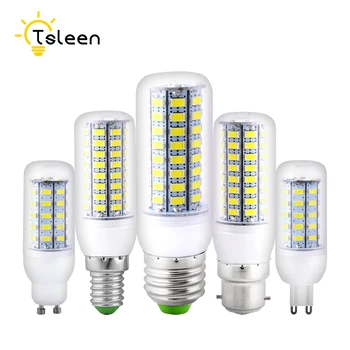 TSLEEN Ultra Bright 5730 LED Corn Bulb Home Light Warm Cool White Lamp E27 B22 E14 GU10 G9 E12 360 Degrees Lampada Led 7W-25W
TSLEEN Ultra Bright 5730 LED Corn Bulb Home Light Warm Cool White Lamp E27 B22 E14 GU10 G9 E12 360 Degrees Lampada Led 7W-25W