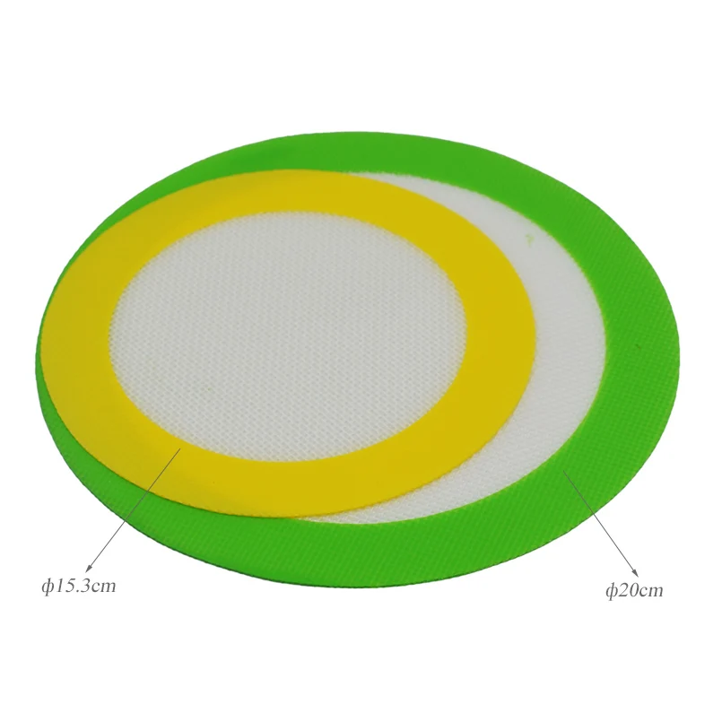 2pcs Non-Stick Bho Silicone Baking Mat Pad Sheet silicon Large Size for Hash slick oil butane Dab wax with Fiber Glass |