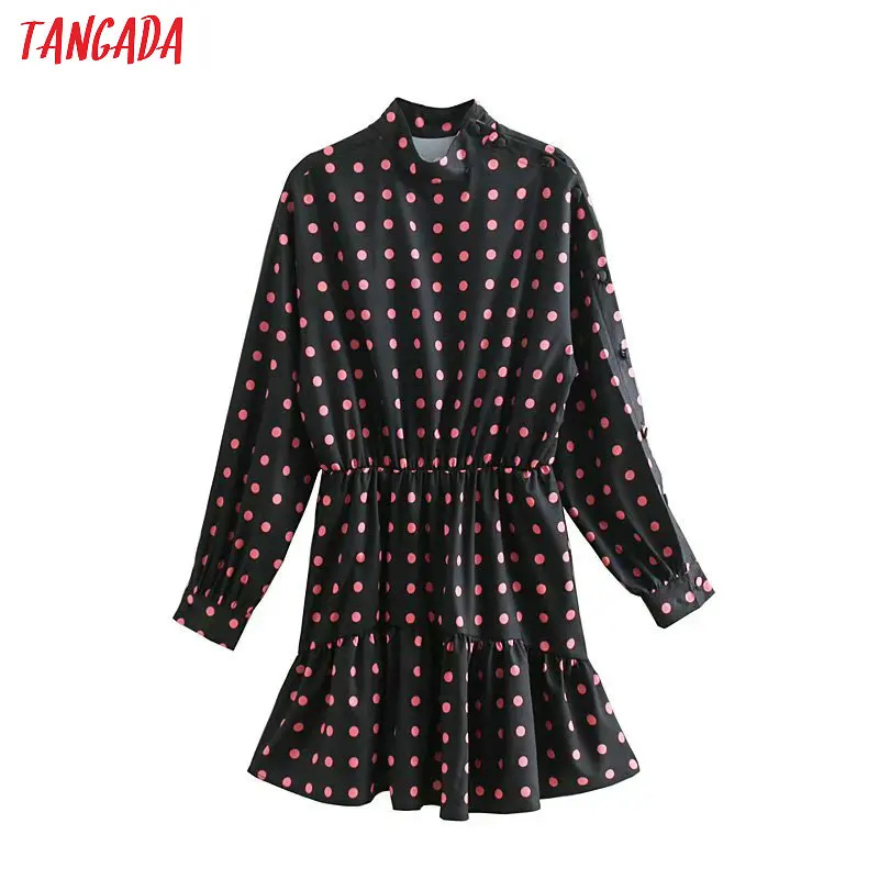 Tangada dress stand collar long sleeve 2019 korean fashion female pleated mini dresses vestidos 4Q06
Tangada dress stand collar long sleeve 2019 korean fashion female pleated mini dresses vestidos 4Q06