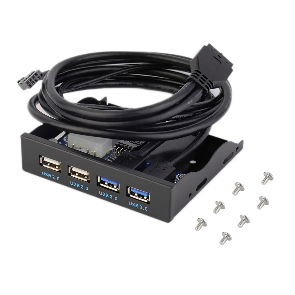 New 2 Port USB 3.0 + 2 Port USB 2.0 HUB Expansion 3.5'' Floppy Bay Front Panel Wholesale in stock!!!
New 2 Port USB 3.0 + 2 Port USB 2.0 HUB Expansion 3.5'' Floppy Bay Front Panel Wholesale in stock!!!
