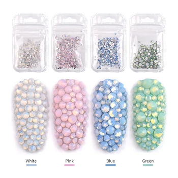 1pack Crystal Opal Nail Art Rhinestone Mixed Size Colorful Decorations Glitter Gems 3D DIY Nail Art Accessory Tools 
1pack Crystal Opal Nail Art Rhinestone Mixed Size Colorful Decorations Glitter Gems 3D DIY Nail Art Accessory Tools