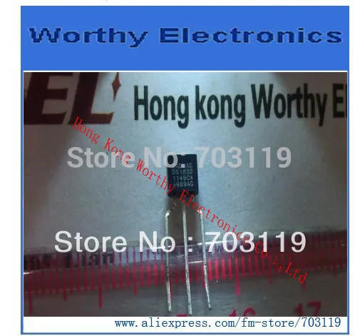 10pcs/lot DS1820 TO92