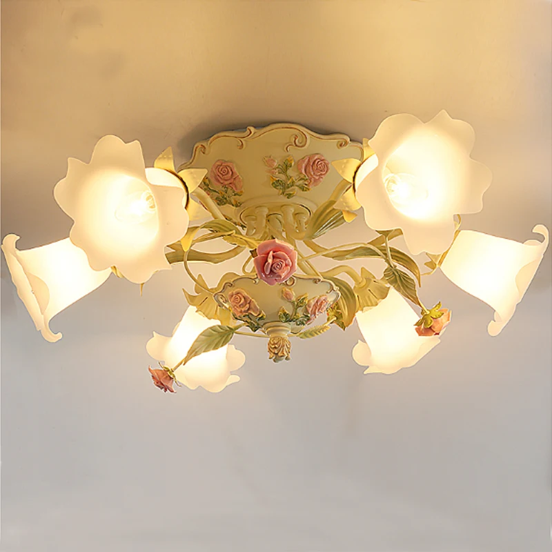 Korean pastoral living room dining room Ceiling Lights children room lamp bedroom lamp romantic wedding room Ceiling lamps
Korean pastoral living room dining room Ceiling Lights children room lamp bedroom lamp romantic wedding room Ceiling lamps
