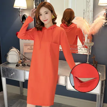 2019 New Autumn Cascul Maternity Clothes Nursing Dress for Mom Outfit Hooded Sweatshirt Breasdfeeding Dress for Pregnant Women
2019 New Autumn Cascul Maternity Clothes Nursing Dress for Mom Outfit Hooded Sweatshirt Breasdfeeding Dress for Pregnant Women