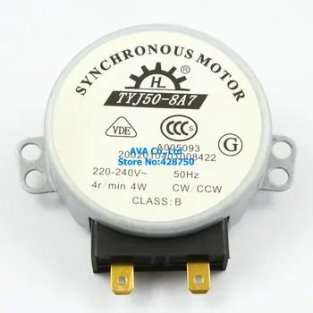 5 Pieces TYJ50-8A7 Microwave Turn Table Synchronous Motor 220-240V 4W 4R/Min CCW/CW
5 Pieces TYJ50-8A7 Microwave Turn Table Synchronous Motor 220-240V 4W 4R/Min CCW/CW