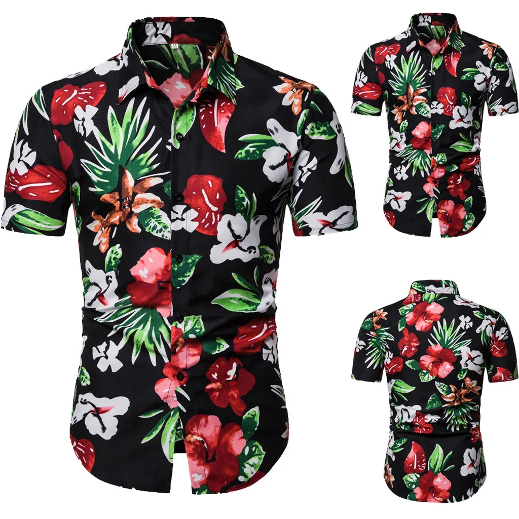 floral shirt Men Fashion Casual Short Sleeve Button Painting Large Size Top Blouse Shirts Male hawaiian shirt camisas de hombre
floral shirt Men Fashion Casual Short Sleeve Button Painting Large Size Top Blouse Shirts Male hawaiian shirt camisas de hombre