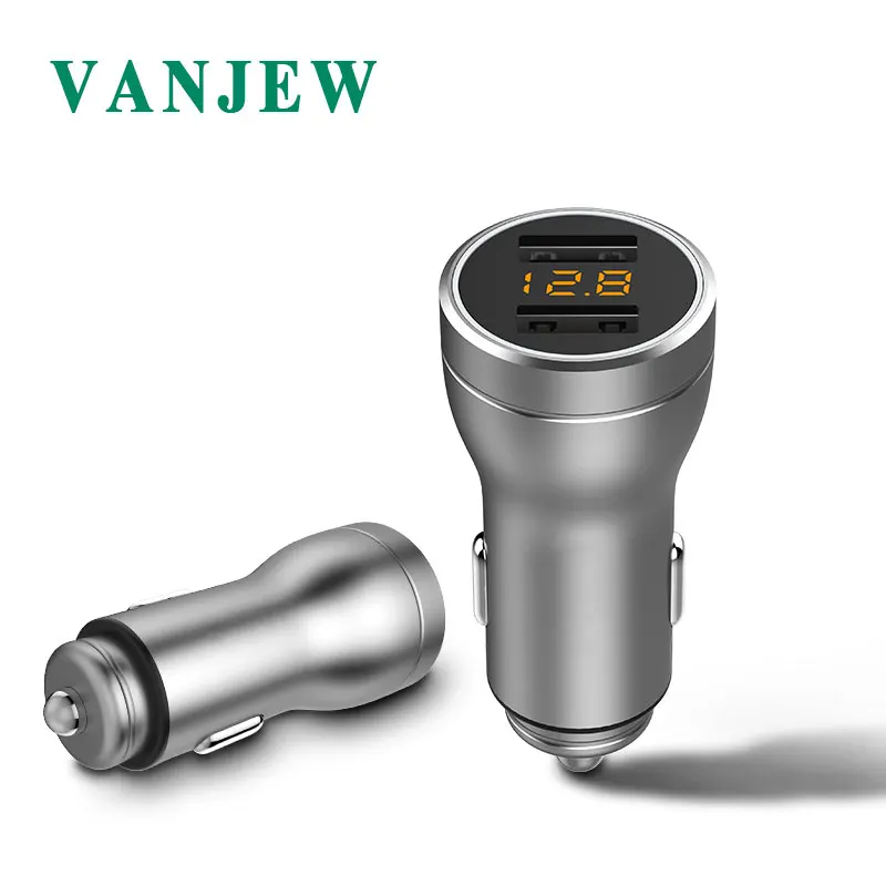 

VANJEW C35 Car Charger 2 USB Ports Output 3.6A Max Fast Charger For iPhone X 8 7 for Samsung S8 Mobile Phone Tablet Quick Charge