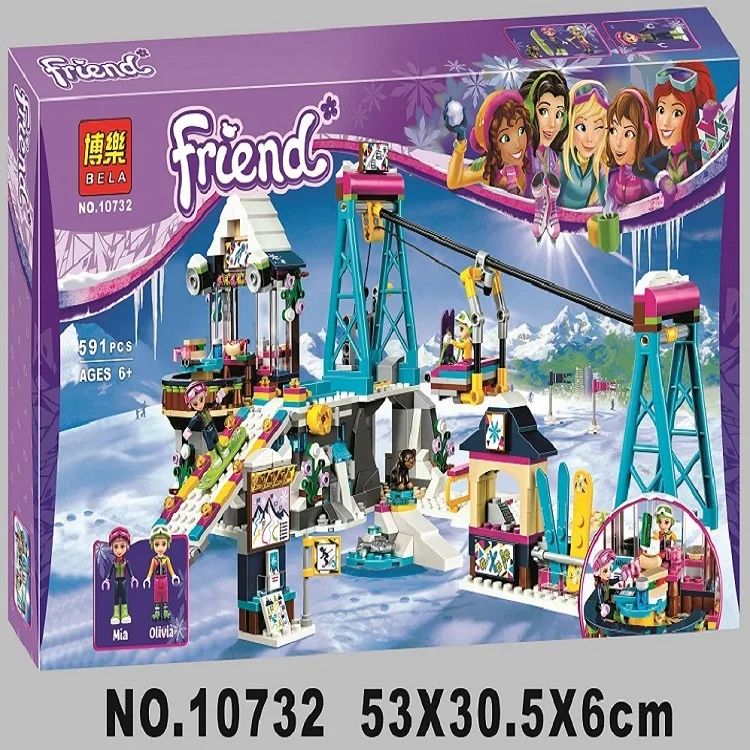 Bela 10732 Friends bricks 591PCS compatible Snow Resort Ski Lift Building Blocks Bricks Toys for Girls Gifts
Bela 10732 Friends bricks 591PCS compatible Snow Resort Ski Lift Building Blocks Bricks Toys for Girls Gifts