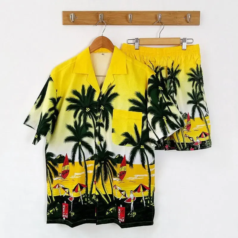 FDWERYNH Summer Tracksuit Men Shirts And Beach Shorts Sets Fashion Print Short Sleeve T shirt + Short Pants Two Piece Sets
FDWERYNH Summer Tracksuit Men Shirts And Beach Shorts Sets Fashion Print Short Sleeve T shirt + Short Pants Two Piece Sets