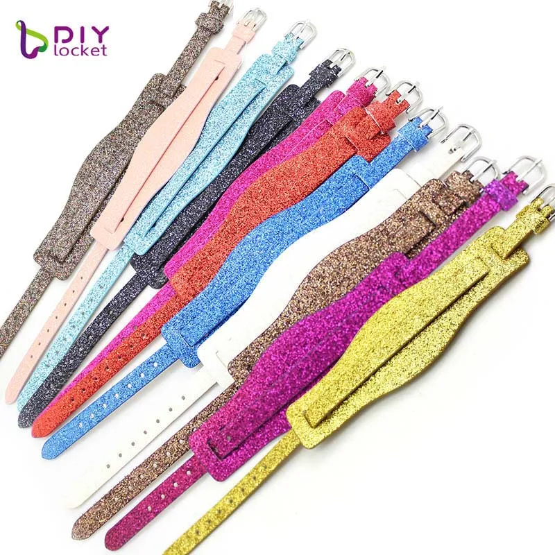 10PCS 18+8MM Glint PU Leather DIY Wristband Bracelets" Can choose the Color" Fit Slide Letter LSBR010*10
10PCS 18+8MM Glint PU Leather DIY Wristband Bracelets" Can choose the Color" Fit Slide Letter LSBR010*10