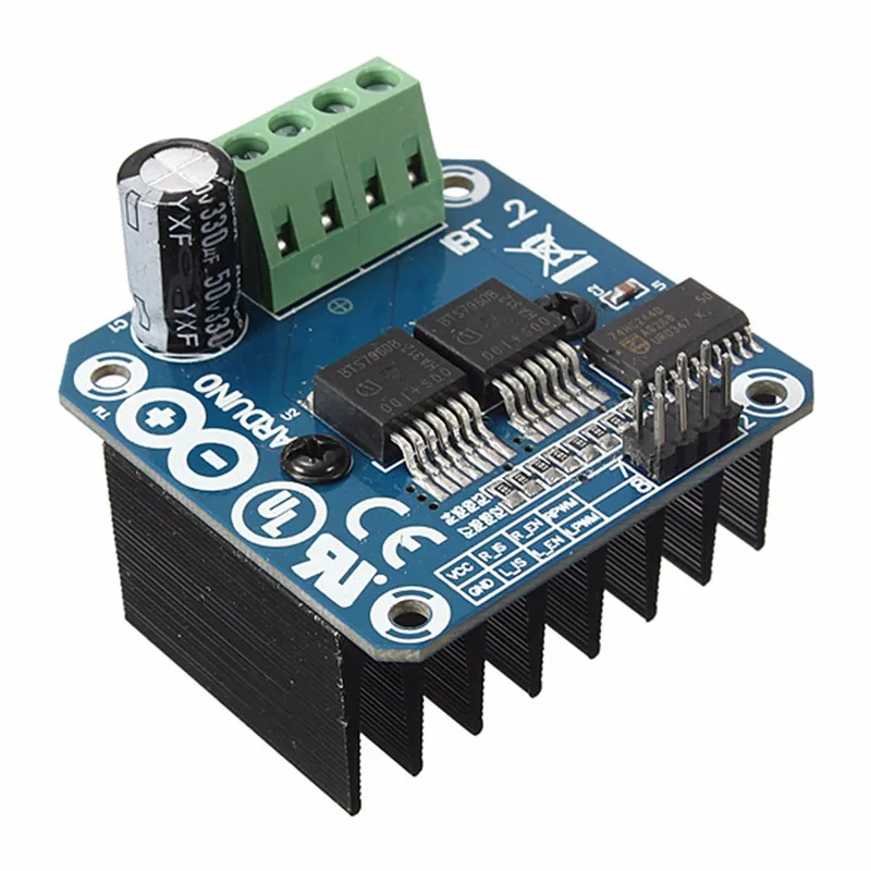 Brand New Semiconductor BTS7960B DC 43A 5V Double H-bridge Motor Driver Module For-arduino
Brand New Semiconductor BTS7960B DC 43A 5V Double H-bridge Motor Driver Module For-arduino