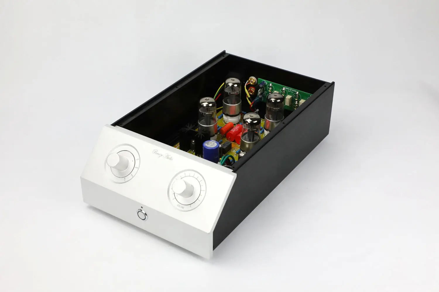DIYERZONE Finished PRT-11A 6N8P Stereo Tube Preamplifier Base on CARY-AE1 Preamp L10-19
DIYERZONE Finished PRT-11A 6N8P Stereo Tube Preamplifier Base on CARY-AE1 Preamp L10-19