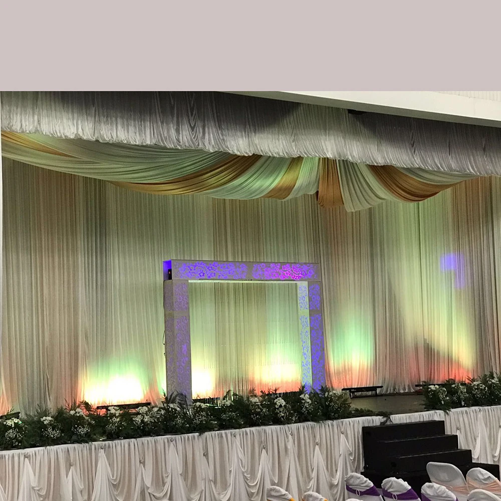 Top Selling White Ice Silk Gold Or Silver Brooch Designed Waved