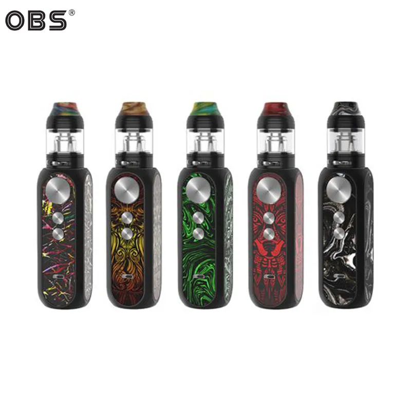

Pre-sale OBS Cube X kit with 80W OBS Cube X Box MOD Vape 4ml Tank Electronic Cigarette Vaporizer with M1 M3 Mesh Coil
