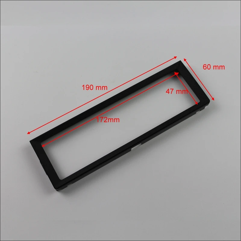 190mm * 60mm 1 DIN ABS Plastic Frame Panel Fascias For Aftermarket Radio Stereo DVD Player GPS Navigation Installation
190mm * 60mm 1 DIN ABS Plastic Frame Panel Fascias For Aftermarket Radio Stereo DVD Player GPS Navigation Installation