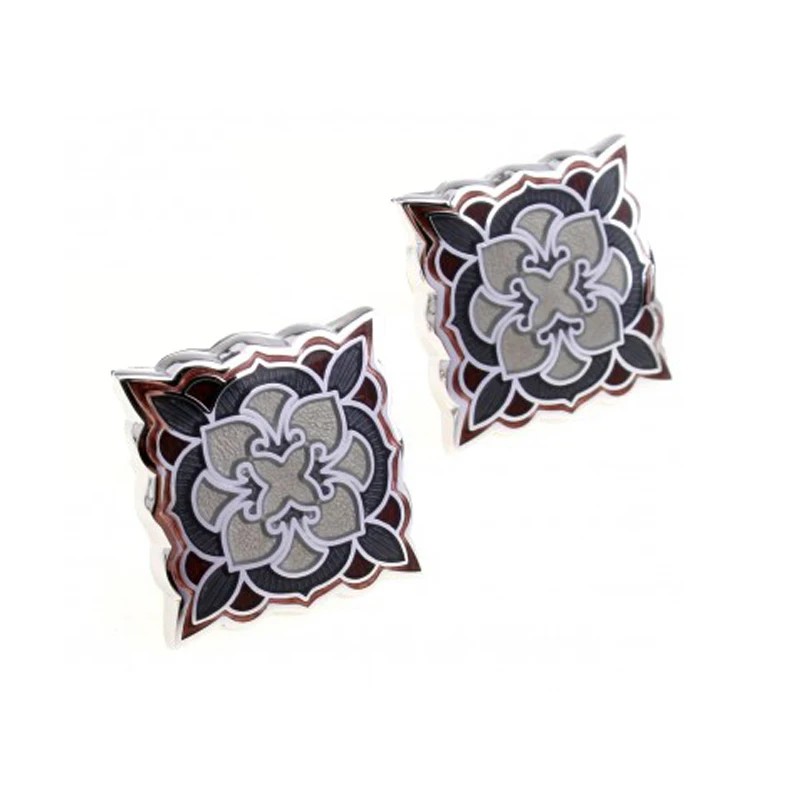 The copper material high-grade enamel craft exquisite patterns of French men's shirt square Cufflinks Cuff Links friends gifts
The copper material high-grade enamel craft exquisite patterns of French men's shirt square Cufflinks Cuff Links friends gifts