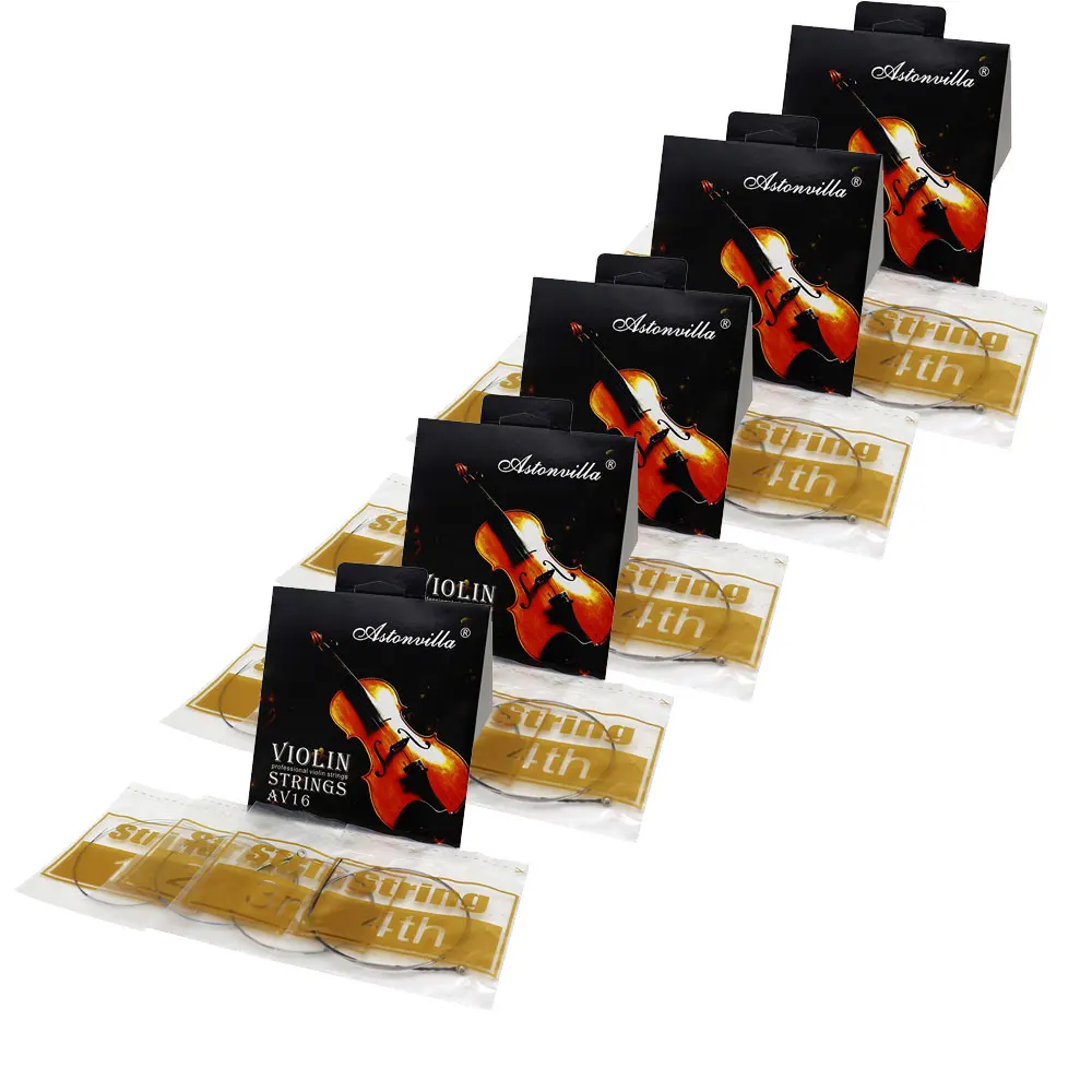 Universal Violin Fiddle String Strings Full Set (E-A-D-G) with Nickel-plated Ball End for 4/4 3/4 1/2 1/4 1/8 Violins parts
Universal Violin Fiddle String Strings Full Set (E-A-D-G) with Nickel-plated Ball End for 4/4 3/4 1/2 1/4 1/8 Violins parts
