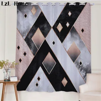 LzL Home 3d Geometric pattern window curtain modern fashion style blackout curtains for the bedroom luxury Chinese curtains
LzL Home 3d Geometric pattern window curtain modern fashion style blackout curtains for the bedroom luxury Chinese curtains
