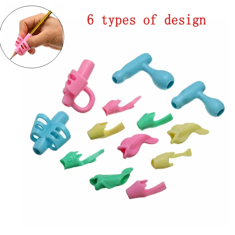 13Pcs/Set Children Pencil Writing Aid Grip Finger Ergonomic Posture Correction Tools 6 Designs for Children Students New
13Pcs/Set Children Pencil Writing Aid Grip Finger Ergonomic Posture Correction Tools 6 Designs for Children Students New