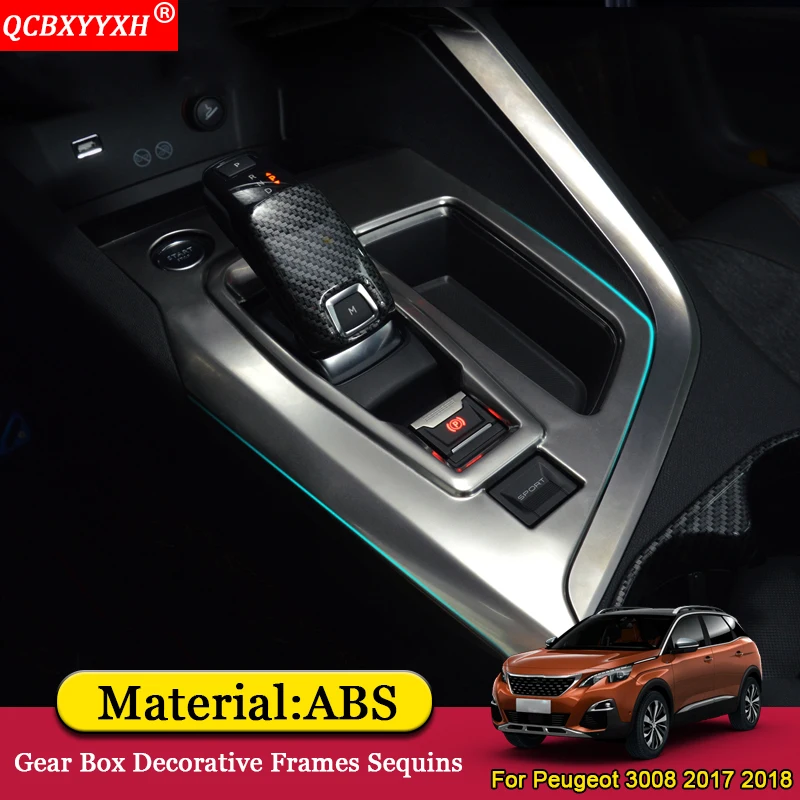 QCBXYYXH Car Styling ABS Car Interior Gear Box Decorative Frames Sequins Auto Sticker Accessories Fit For Peugeot 3008 2017 2018
QCBXYYXH Car Styling ABS Car Interior Gear Box Decorative Frames Sequins Auto Sticker Accessories Fit For Peugeot 3008 2017 2018
