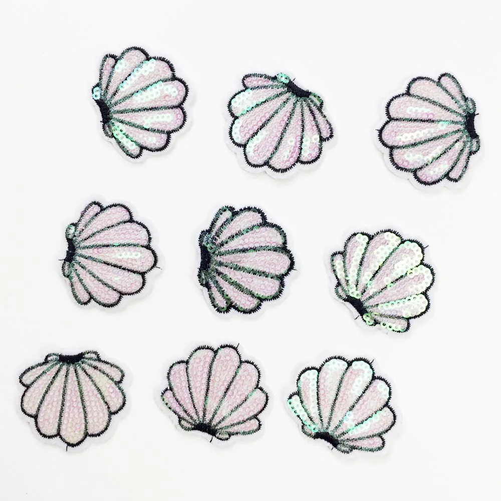 Embroidered Iron On Patches For Clothing Sequined Shell Appliques For Garment Iron On Stickers For Clothes DIY Sewing Badges
Embroidered Iron On Patches For Clothing Sequined Shell Appliques For Garment Iron On Stickers For Clothes DIY Sewing Badges