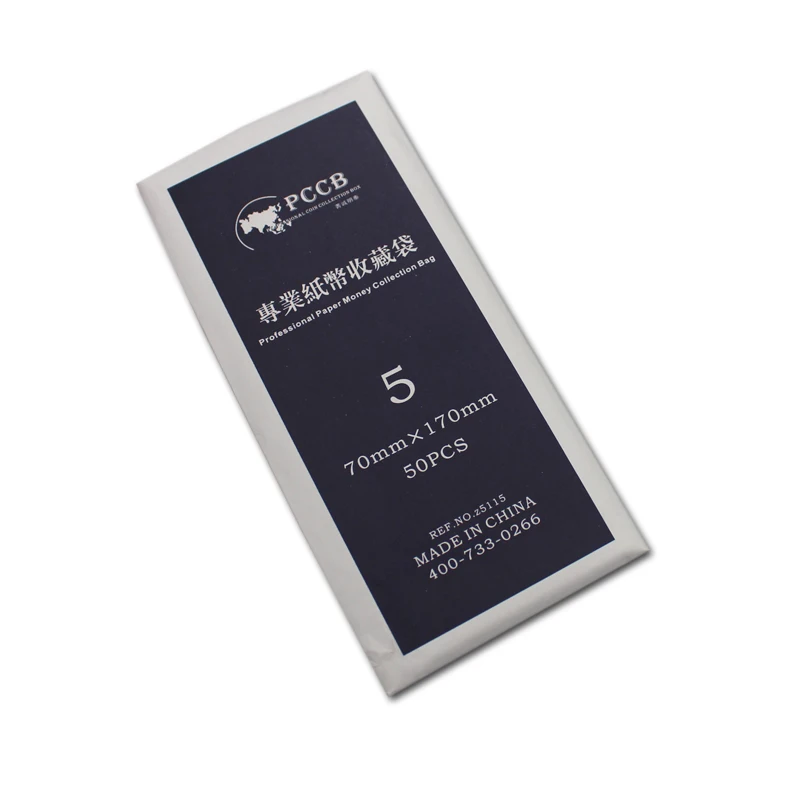 PCCB NO.5, 70*170mm, PROFESSIONAL BANKNOTE OPP SLEEVES, Paper Money Collection bag, Plastic bag, 50pcs/pack
PCCB NO.5, 70*170mm, PROFESSIONAL BANKNOTE OPP SLEEVES, Paper Money Collection bag, Plastic bag, 50pcs/pack