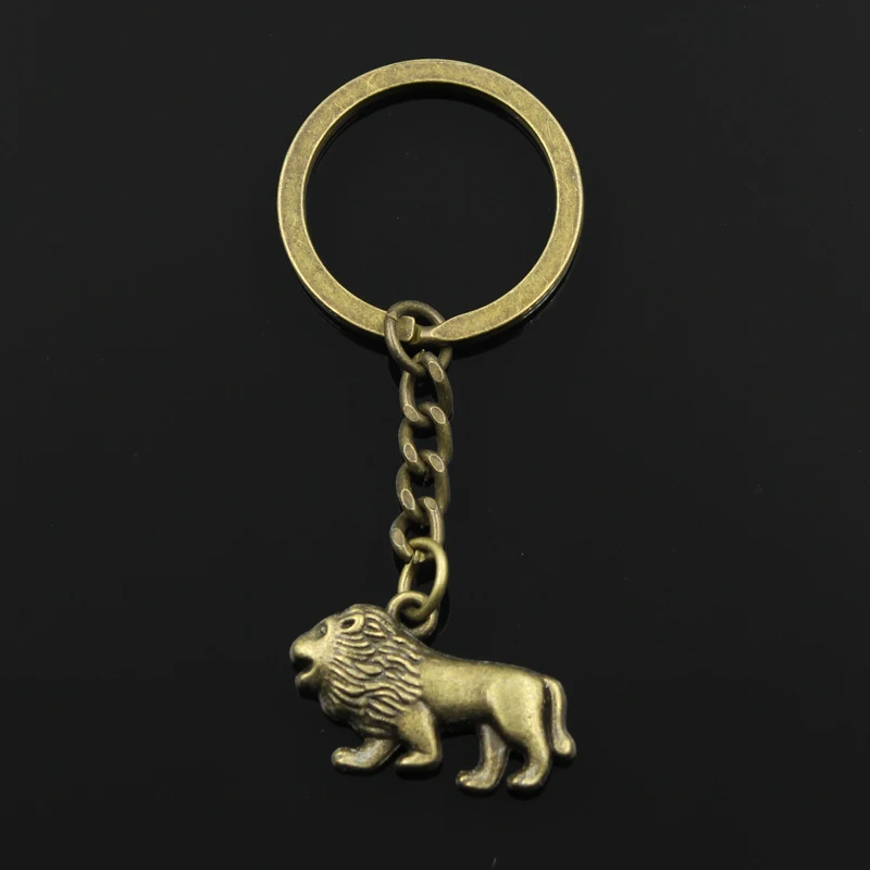Fashion 3cm Key Ring Metal Key Chain Keychain Jewelry Antique Bronze Plated lion 29x18mm Pendant
Fashion 3cm Key Ring Metal Key Chain Keychain Jewelry Antique Bronze Plated lion 29x18mm Pendant