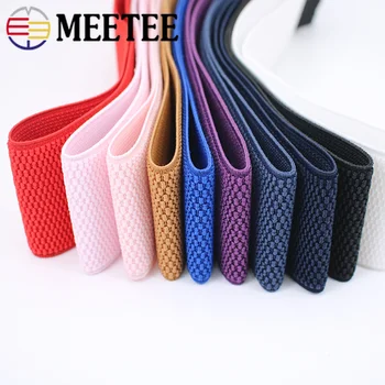 Meetee 12Meters 60MM Thickened Elastic Bands Colorful Rubber Garment Jacket Pants Belt Handmade Sewing Accessories AP612
Meetee 12Meters 60MM Thickened Elastic Bands Colorful Rubber Garment Jacket Pants Belt Handmade Sewing Accessories AP612