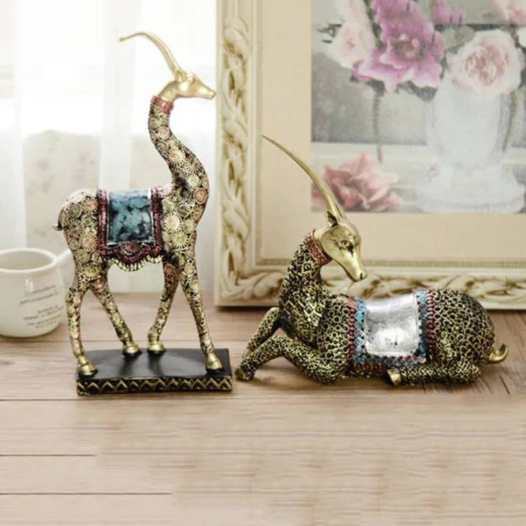 European-style home accessories grade imitation copper deer living room entrance decoration ornaments resin crafts factory whole
European-style home accessories grade imitation copper deer living room entrance decoration ornaments resin crafts factory whole