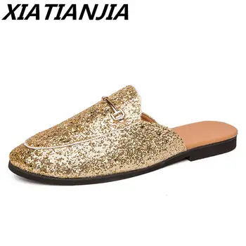 Fashion Summer Men's Sneakers Sequins Without Heel Leather Men Shoes Sneakers Men Loafers Zapatos De Hombre Erkek Ayakkabi
Fashion Summer Men's Sneakers Sequins Without Heel Leather Men Shoes Sneakers Men Loafers Zapatos De Hombre Erkek Ayakkabi